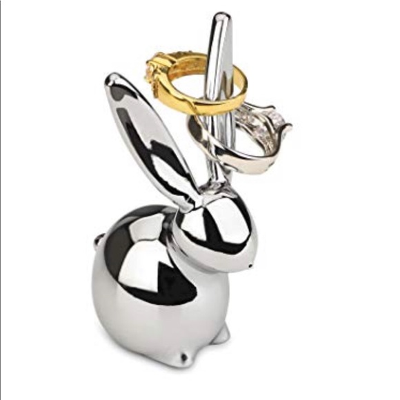 Umbra Accessories - NWOT UMBRA Zoola Chrome Rabbit Ring Holder